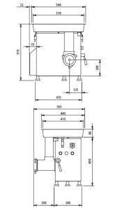 Meat Mincer Minerva Omega _C-E 680N - Image 5