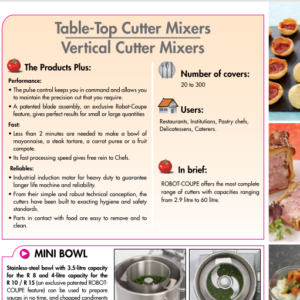 R8 Table top food cutter Brand Robot Coupe - Image 3